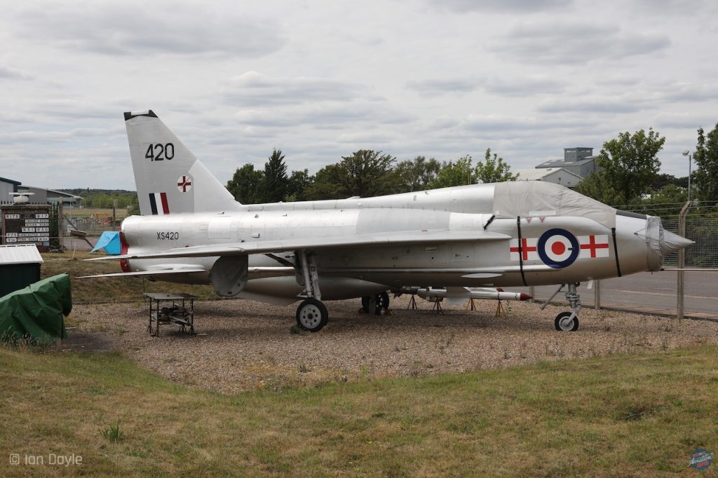 Ride the Lightning 24 T.5 XS420 a two seat trainer at Farnborough Air Sciences Trust