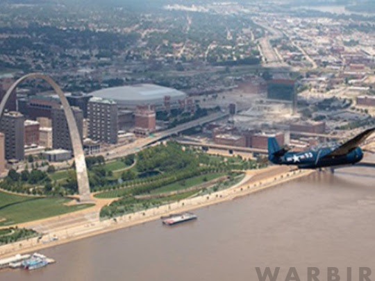 TBM Avenger St Louis Arch