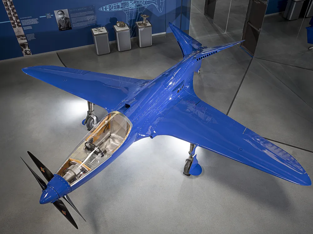 The Bugatti 100P Record Plane topview