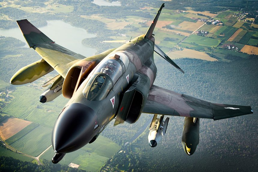 The Collings Foundations F 4 Phantom II operated by the Vietnam War Flight Museum