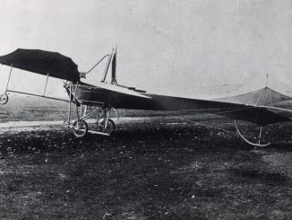 The Etrich Taube in which Giulio Gavotti made the first aerial bombing by airplane Gianni Caproni Museum of Aeronautics