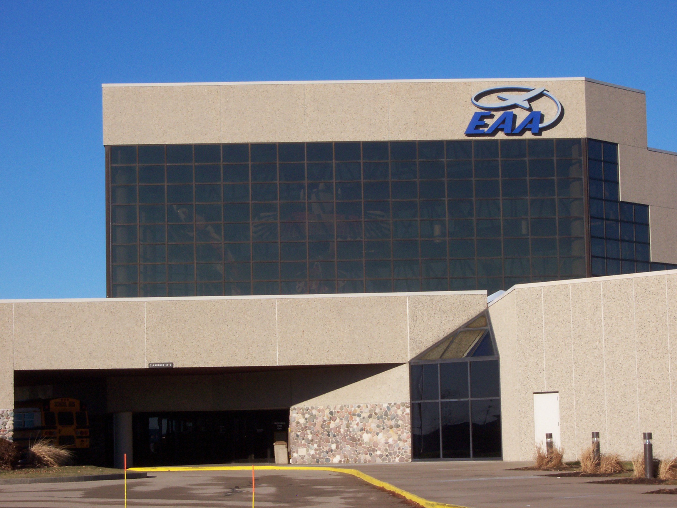 The Experimental Aircraft Association EAA Air Adventure Museum in Oshkosh Wisconsin USA.