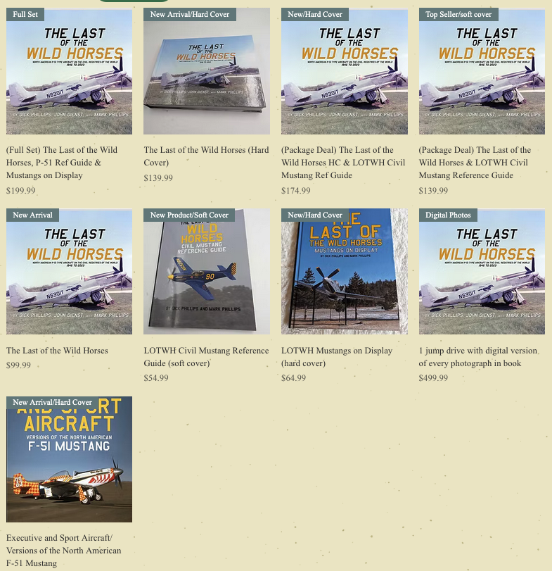 The Last of the Wild Horses – North American P 51 Type Aircraft