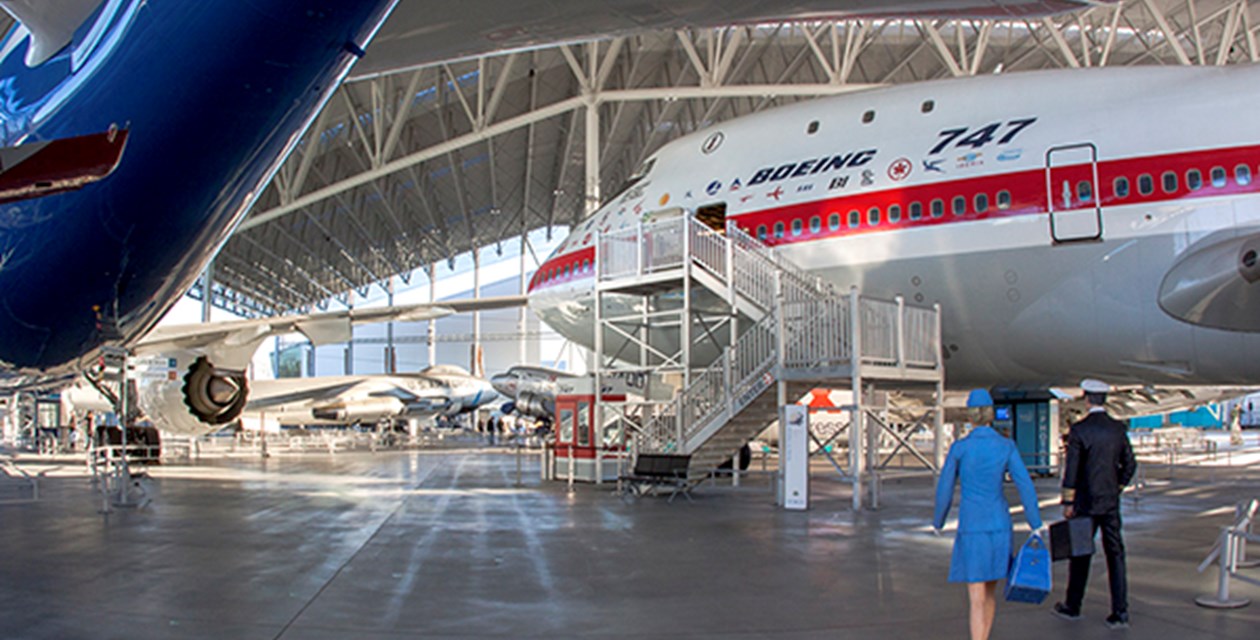 The Museum of Flights 3 acre Aviation Pavilion. Ted Huetter The Museum of Flight