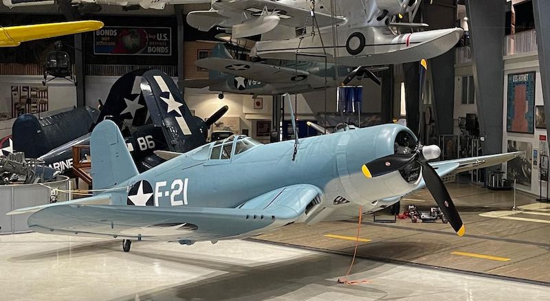 The National Naval Aviation Museum Birdcage Corsair Goes on Display