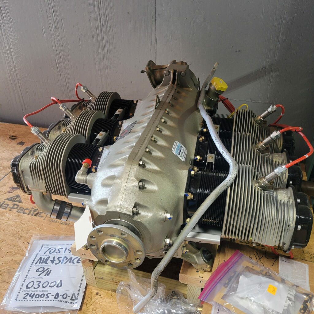 The T 41 s Continental O 300 D engine Big South Fork Aerospace Academy