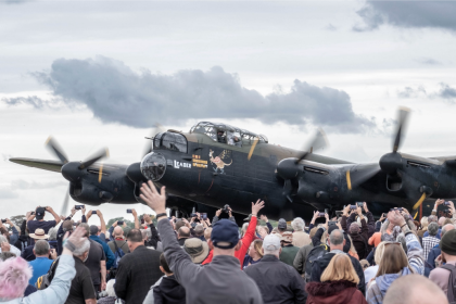 The crowd enjoying Members Day 2023 Photo Neil Burgess