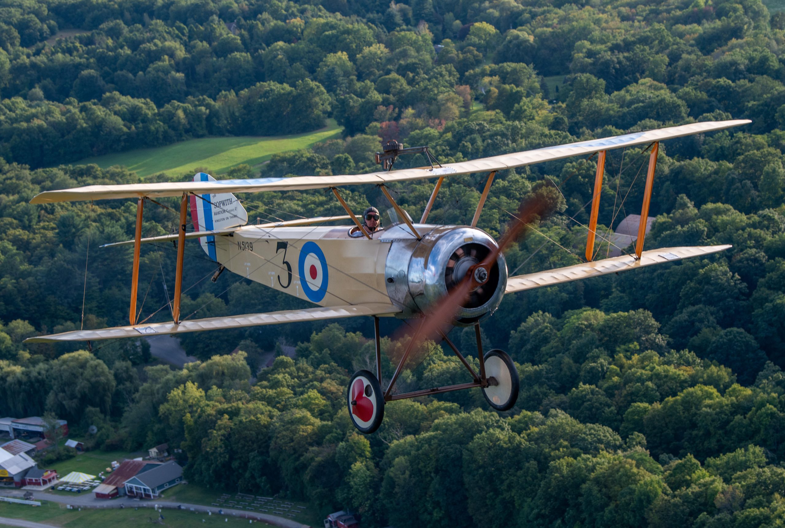 The museums Sopwith Pup flown by Clay Hammond. Photo by Dave Trost scaled