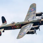The opportunity to see the BBMF Lancaster flying before it goes into extended ‘Major maintenance was a treat for many. Photo Steve Hinks
