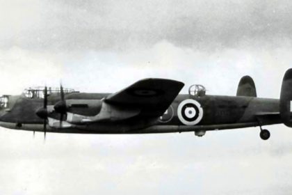 The second Lancaster prototype DG595 was more representative of the production standard.