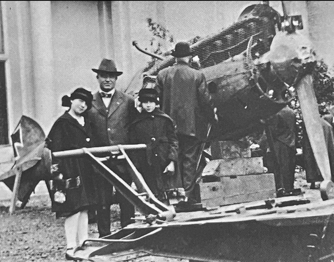 This family photo also highlights the poor condition Stropp found itself in by 1919 National Air and Space Museum