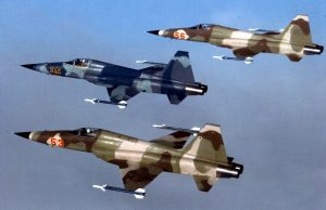 Three USAF F-5E "Aggressors" (Image Credit: USAF)