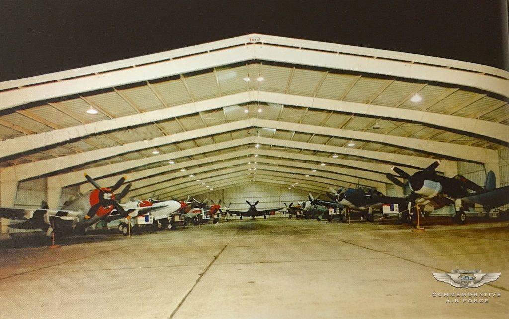 Throwback Thursday. Permanent home of the CAF. In this photo is the interior of the new Fighter Hangar at Harlingen International Airport