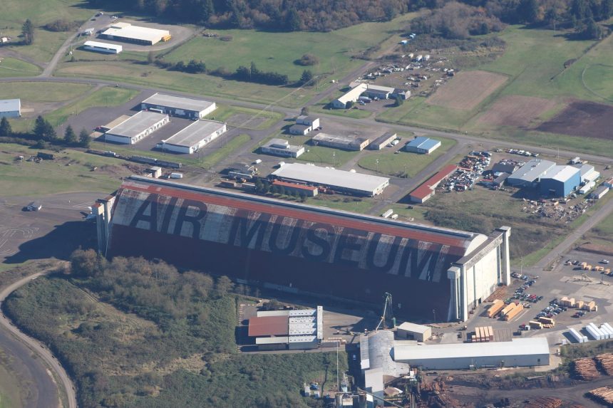 Tillamook Air Museum aerial view