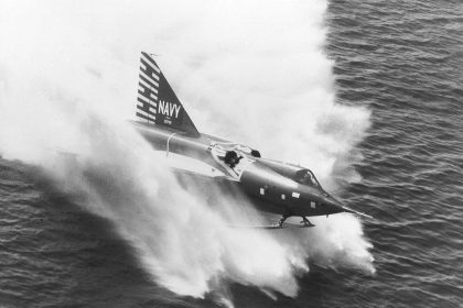 Today In Aviation History First Flight of the Convair YF2Y 1 Sea Dart 1