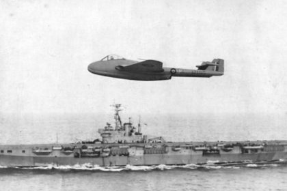 Today In Aviation History First Jet Takeoff and Landing on Aircraft Carrier 2