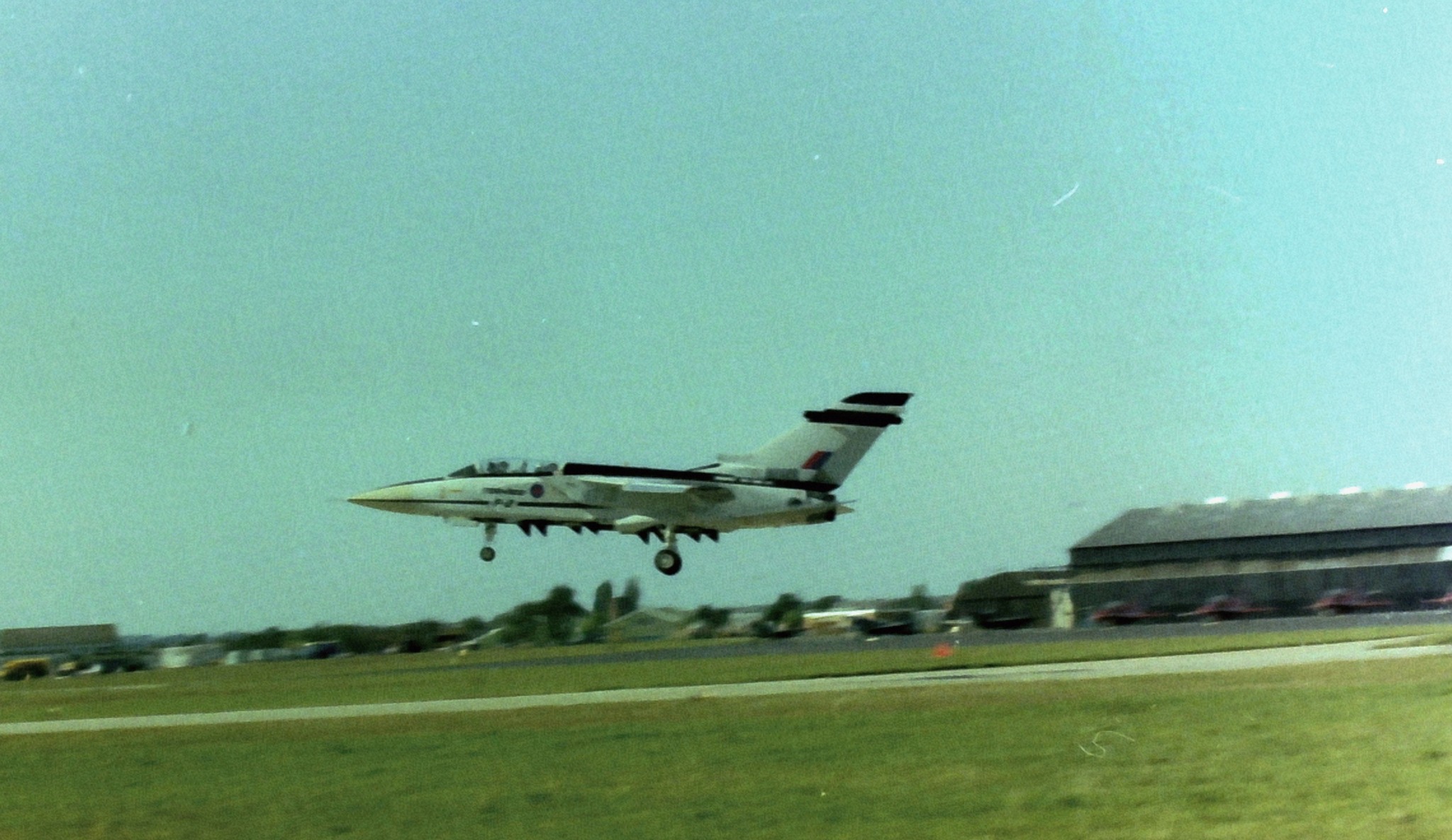 Tornado F.2 prototype ZA254 at Farnborough 7th September 1980 photo Alan Hopgood