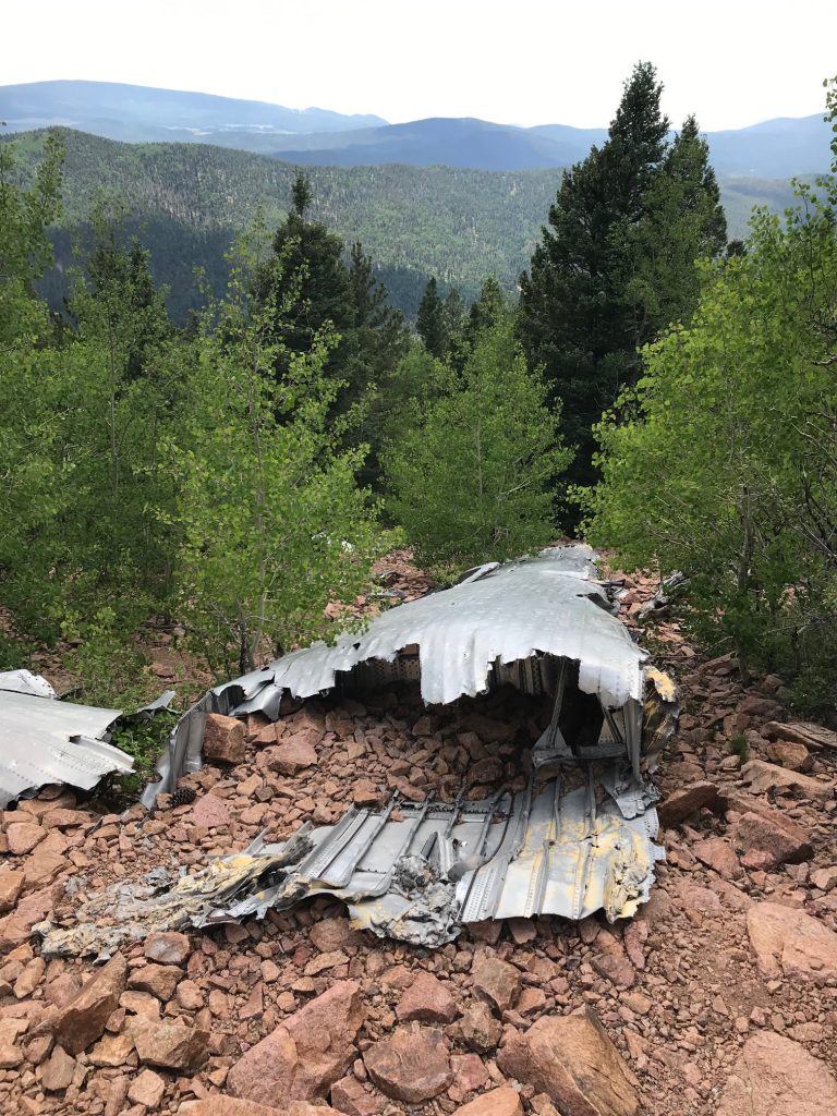 The Final Flight of B-24 Liberator 41-1133 16 Trail Peak B24 Crash Site 002 Photo Credit Harold White NSM PSR