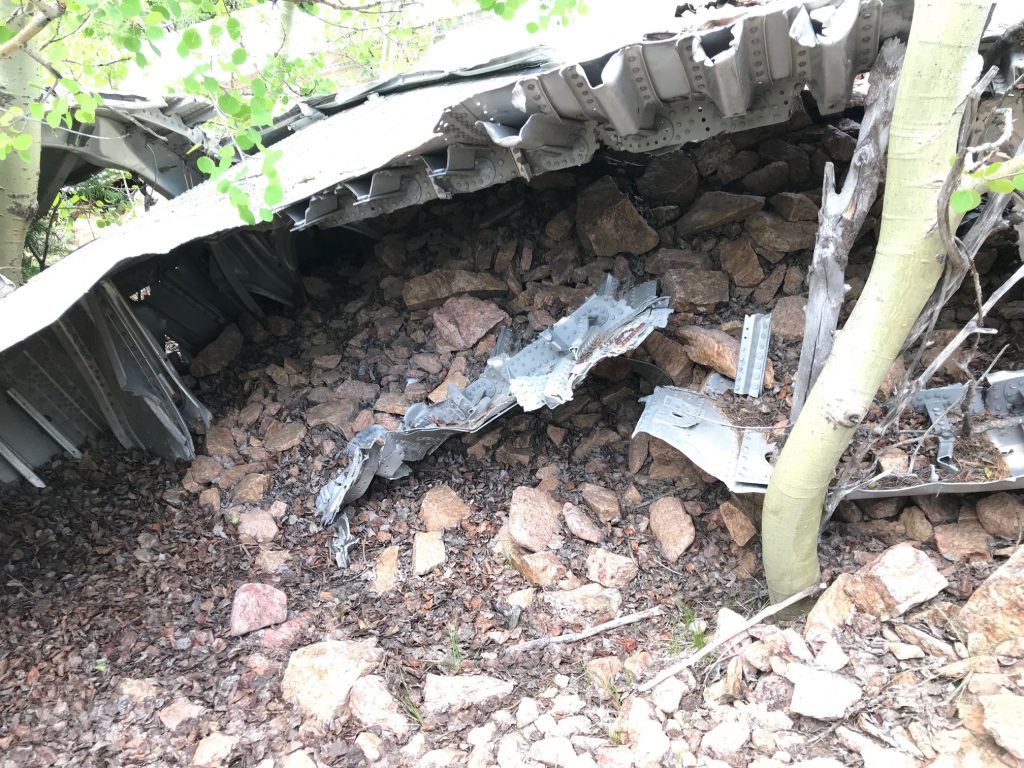 The Final Flight of B-24 Liberator 41-1133 10 Trail Peak B24 Crash Site 003 Photo Credit Harold White NSM PSR