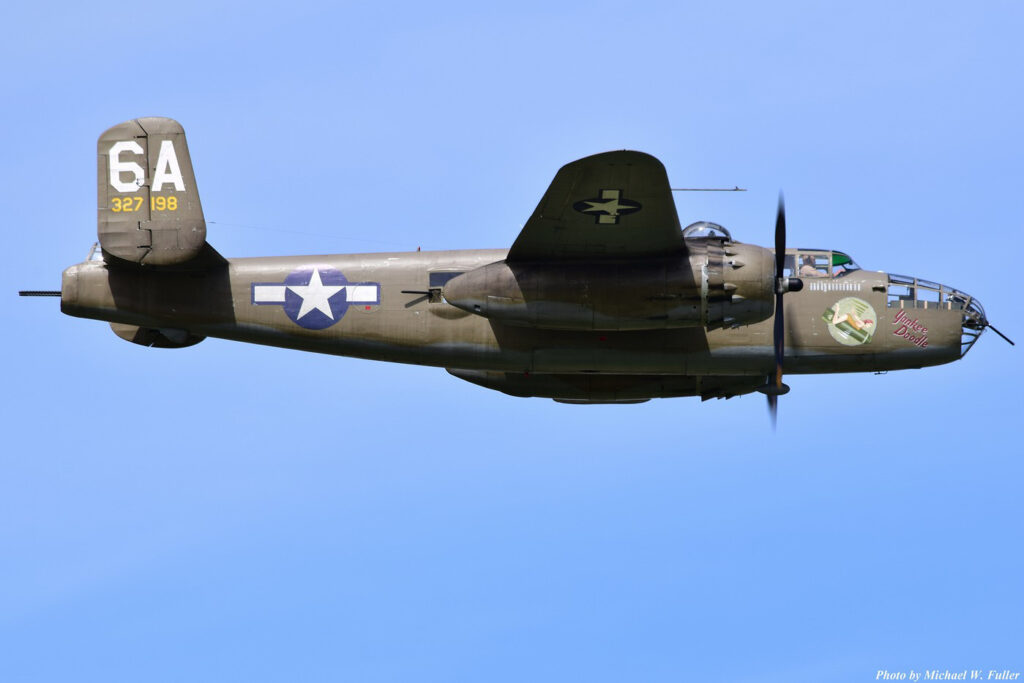 Tri State Warbird Museum North American TB 25N Mitchell Yankee Doodle Photo by Mike Fuller