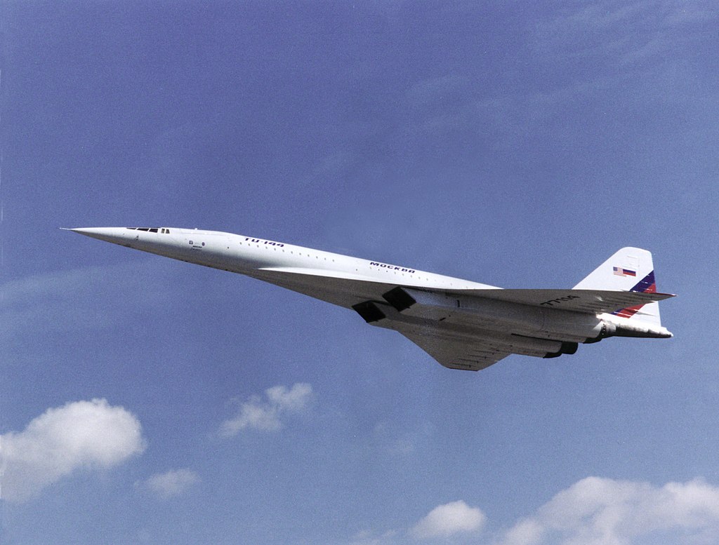 Tu 144LL in flight