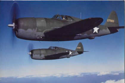 Two P 47D 2RE in flight