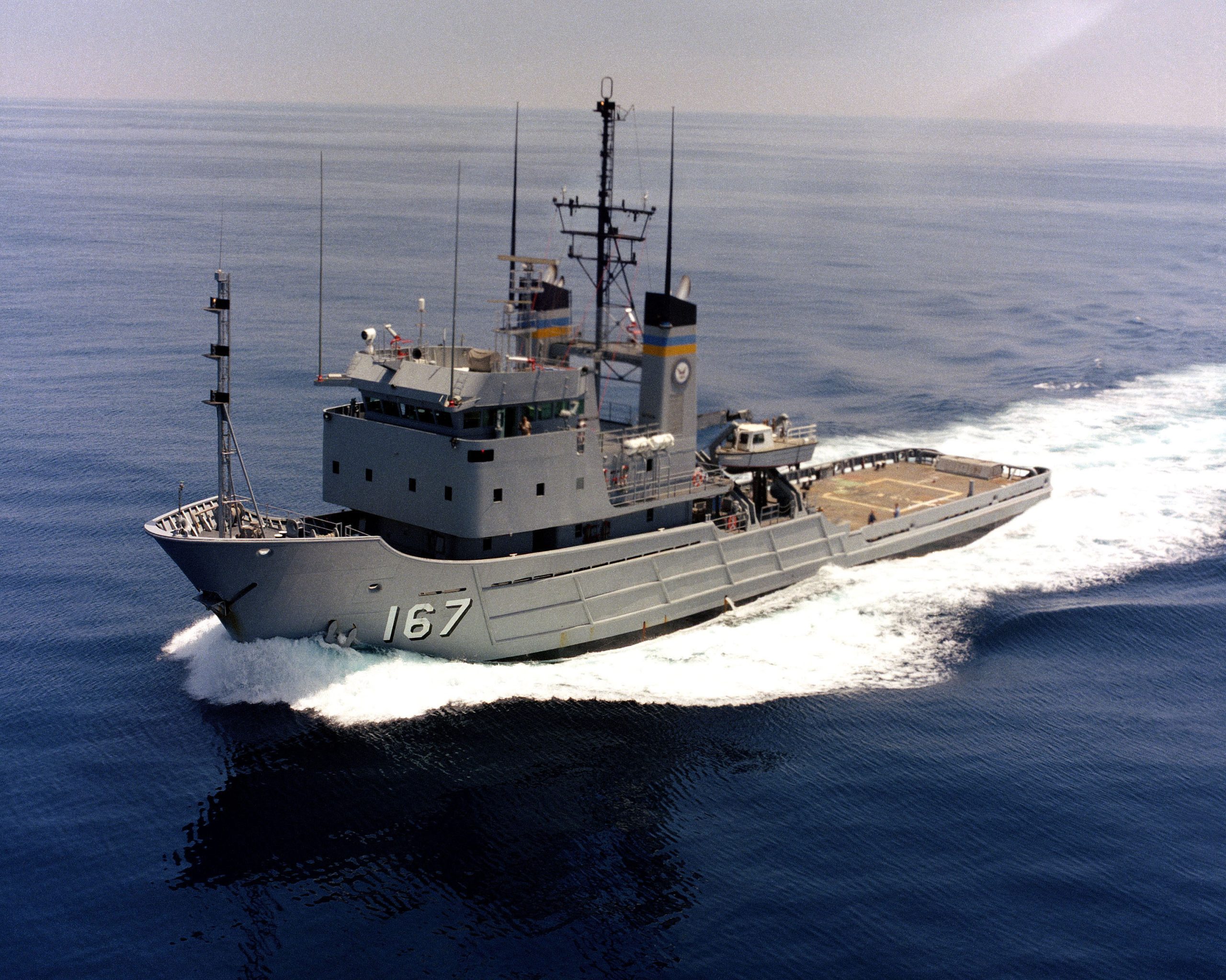 Raised From the Pacific: The Story of General Galer’s Grumman F3F “Flying Barrel" 27 USNS Narragansett T ATF 167 underway scaled