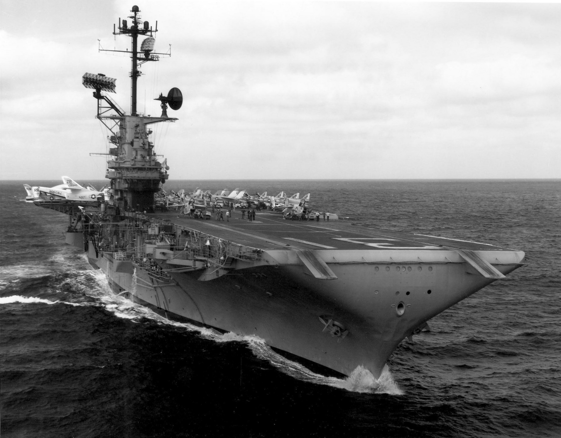 Above Rivalries: A Navy–Air Force Rescue That Defined Service 15 USS Bon Homme Richard CVA 31 underway in the Gulf of Tonkin on 2 November 1964