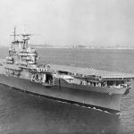 USS Hornet CV 8 underway in Hampton Roads on 27 October 1941