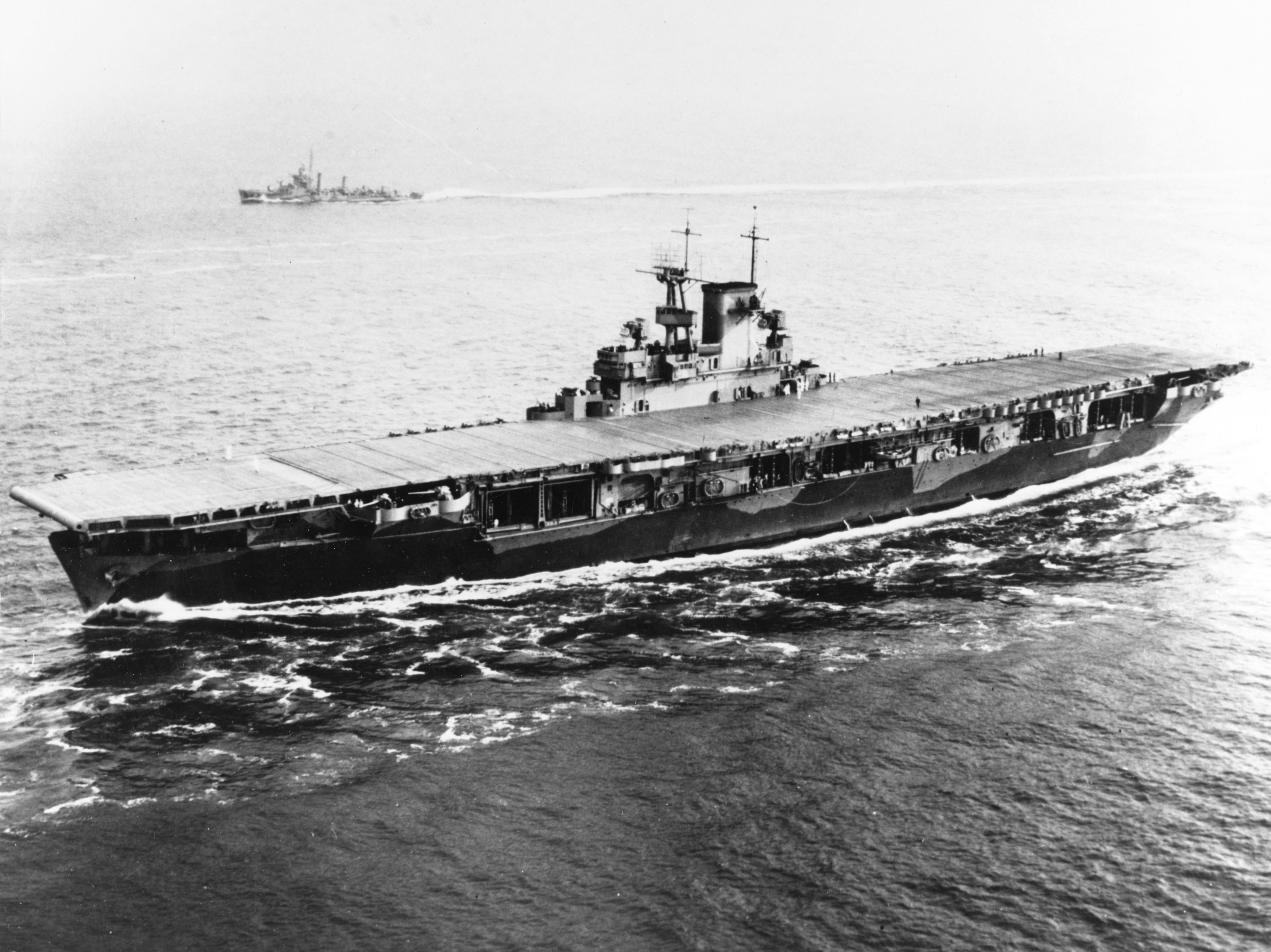 USS Wasp CV 7 entering Hampton Roads on 26 May 1942