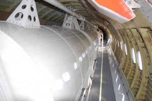 Fuel tank within the VC10 reportedly holds 85 tons/77 tonnes of fuel, in addition to the plane's standard fuel capacity. (Image Credit: Classic Air Force Museum)