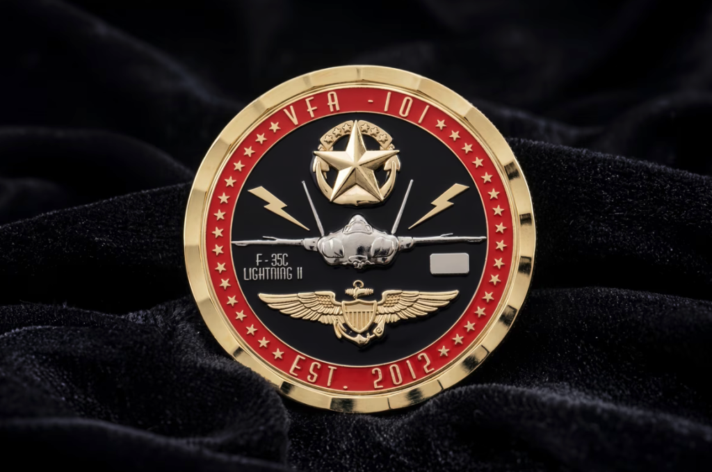 The Aviation Roots of the Challenge Coin 10 VFA 101 F 35