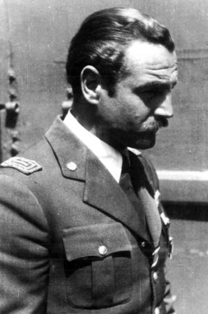 Visconti in one of the few pictures know wearing the ceremony uniform. ( Giorgio Apostolo Archive) 
