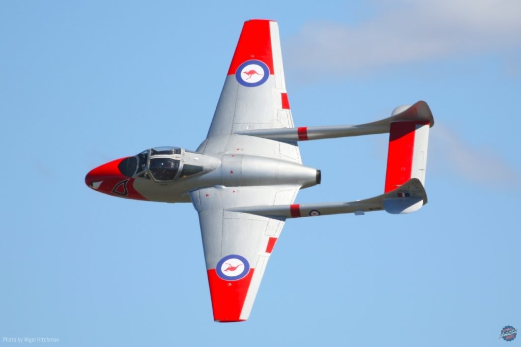 Warbirds Over Scone Delivers Record-Breaking Gathering 48 Vampire 7D2 2270