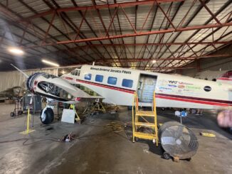 Vintage Flying Museums Beechcraft E18S Hollywood Bomber Project