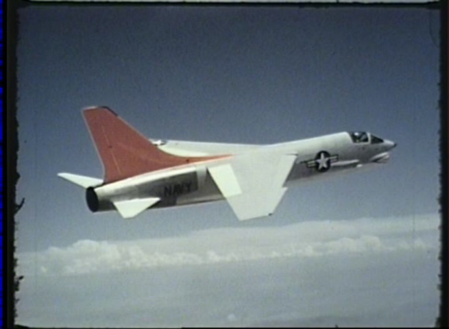 Vought F8U 1 Crusader Bu. No. 141345 Thompson Trophy 1956 frame