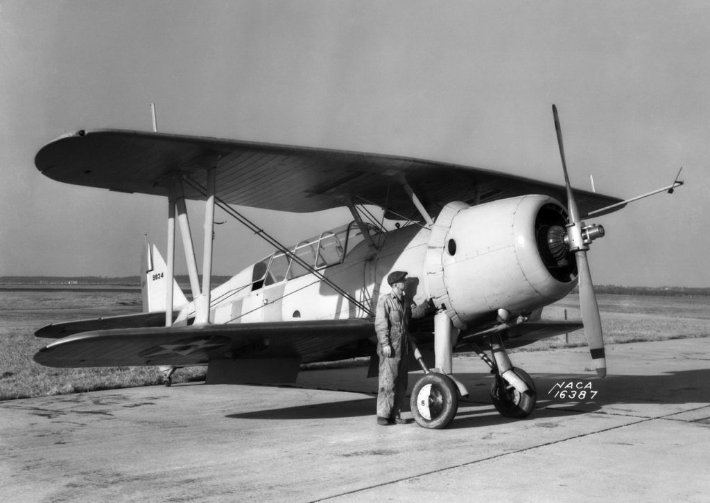 Vought XSB3U 1 at NACA 1938