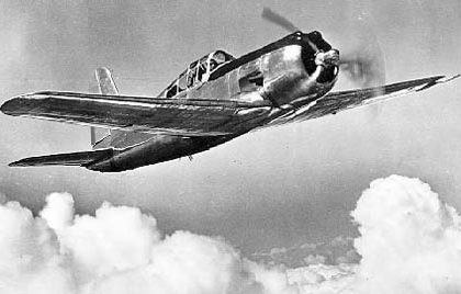 Vultee P 66 in flight 061024 F 1234P 030