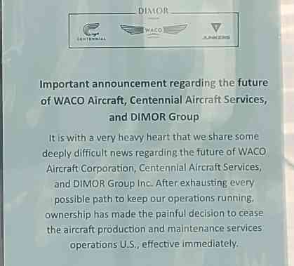 WACO Aircraft Corporation Ceases Operations in Battle Creek 12 WACO Aircraft Corporation Ceases Operations in Battle Creek
