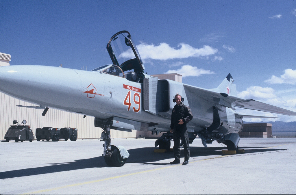 WD Zettel with MiG 23MS @ Groom Lake Robert Zettel Bandit 39