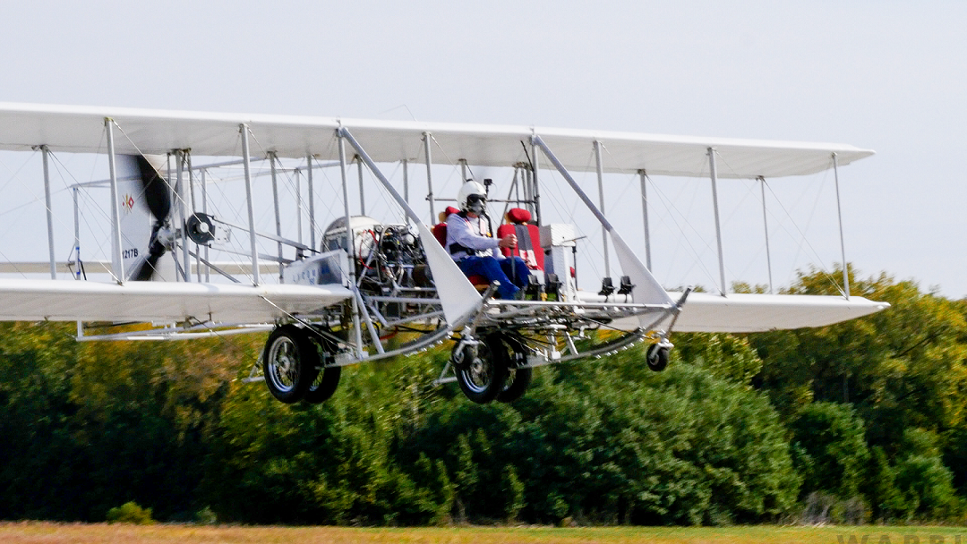 WRIGHT B. FLYER GROUP COMPLETES FIRST SUCCESSFUL TEST FLIGHT OF NEW ‘LOOKALIKE” PLANE