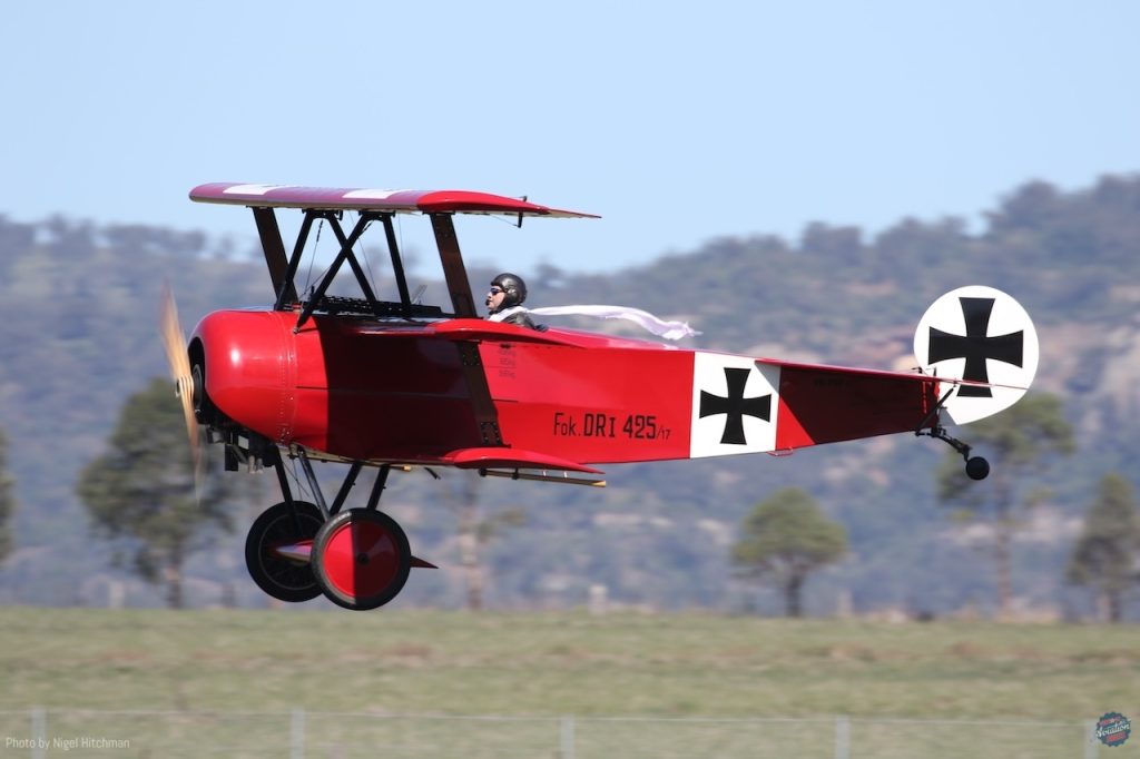 Warbirds Over Scone Delivers Record-Breaking Gathering 37 WW1 Fokker triplane 7D2 0949