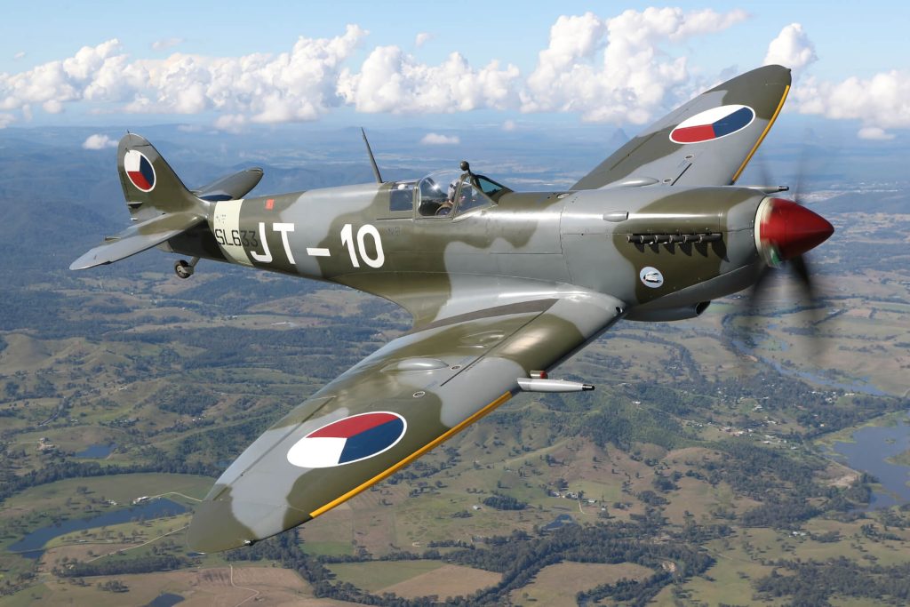 WWII Combat Veteran Czechoslovak Supermarine Spitfire Returns Home 13 WWII Supermarine Spitfire LF Mk. IXe
