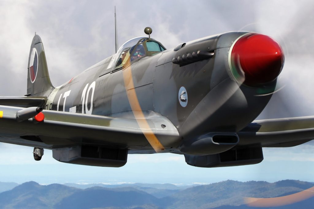 WWII Combat Veteran Czechoslovak Supermarine Spitfire Returns Home 12 WWII Supermarine Spitfire LF Mk. IXe SL633 AG7I6462