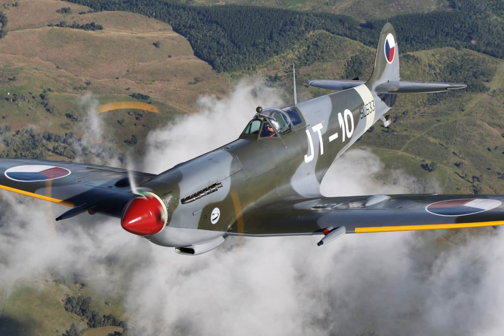 WWII Combat Veteran Czechoslovak Supermarine Spitfire Returns Home 17 WWII Supermarine Spitfire LF Mk. IXe SL633 AG7I7090