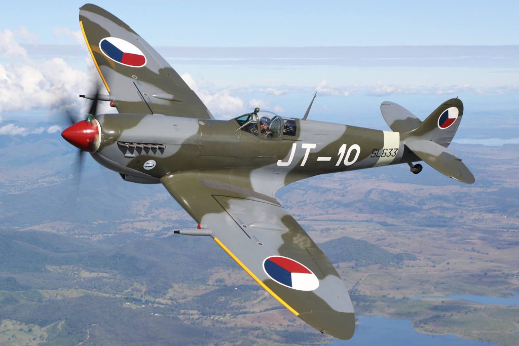 WWII Combat Veteran Czechoslovak Supermarine Spitfire Returns Home 15 WWII Supermarine Spitfire LF Mk. IXe SL633 AG7I8310