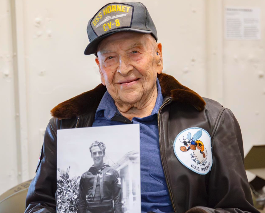 WWII Veteran Alfred J. Payne USS Hornet CV 8