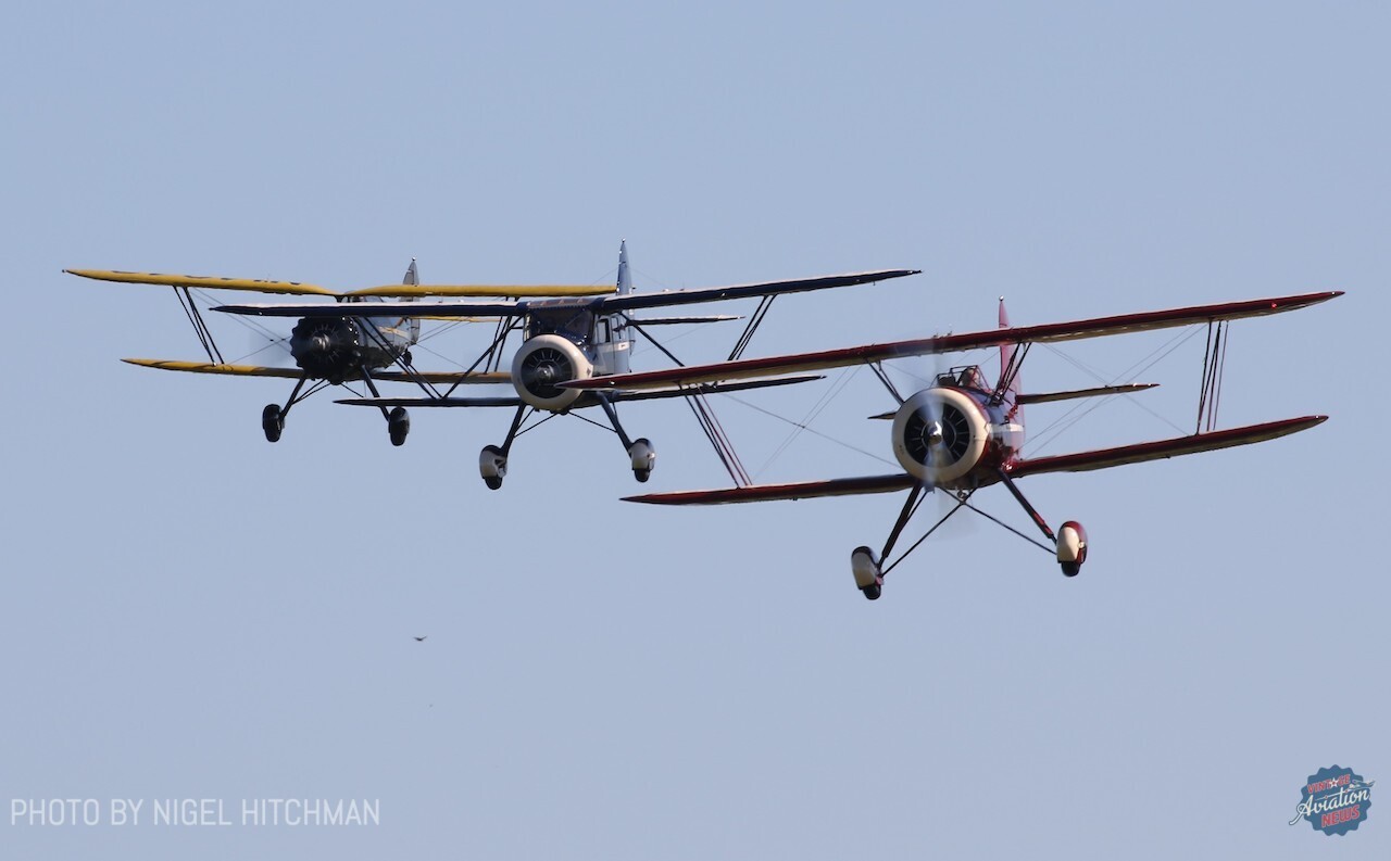 Waco 100th Anniversary Fly in Nigel HItchman 7033