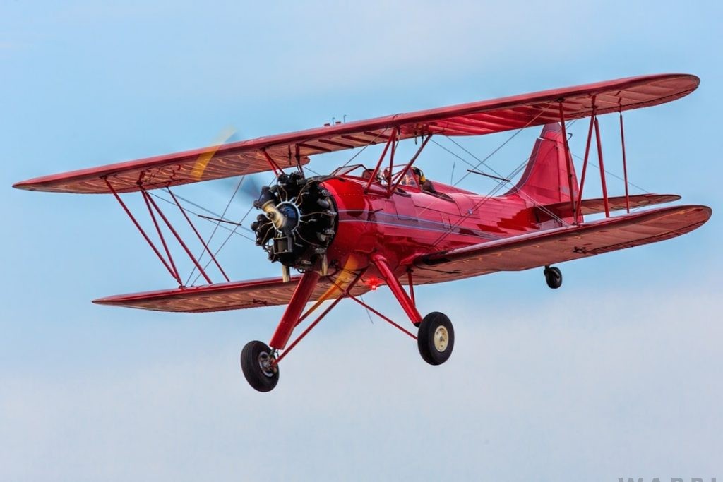 The American Airpower Museum Warbirds to Participate in FourLeaf Air Show Activities 13 Waco UPF 7 Biplane
