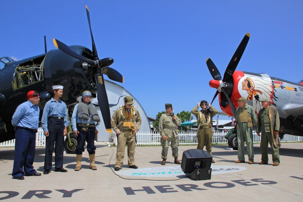 Warbirds in Review Returns to EAA AirVenture Oshkosh 2026 10 Warbirds In Review 2024 re enactors by Al Sauer 1